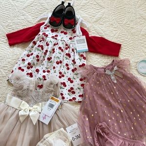 0-3 Month Bundle Baby Girl Dresses